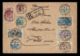 Lot # 843 France, Semi-Postal's: 1917-19, War Orphans, Set Of Eight Complete - Lettres & Documents