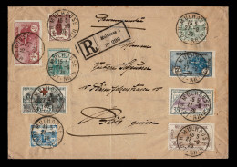 Lot # 843 France, Semi-Postal's: 1917-19, War Orphans, Set Of Eight Complete - Briefe U. Dokumente