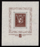 Lot # 858 Liechtenstein: 1934, Vaduz Exhibition Souvenir Sheet - ...-1912 Precursores