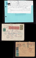 Lot # 898 French Colonies: Reunion. Postal History: Used To Natal, 10 Generally Large - Collections (without Album)