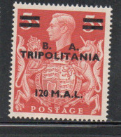 TRIPOLITANIA BA 1950 B.A. 120m Su 5sh MNH - Tripolitania