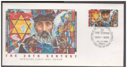 KRISTALLNACHT / Night Of Broken Glass Begins Nazi Violence Against Jews, David's Star, Judaica, Marshall Islands FDC - Jewish