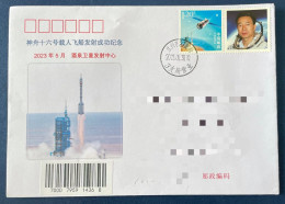 China Space 2023 Shenzhou-16 Manned Spaceship Launch Cover - Asie