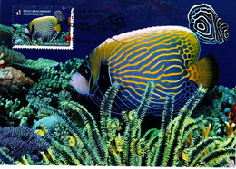 Australia 2018  Reef Safari ,Emperor Angelfish,Maximum Card - Maximumkaarten