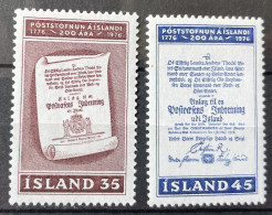ICELAND  - MNH** - 1976 - # 469/470 - Unused Stamps