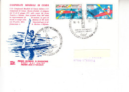 ITALIA  1971 - Sassone  1151/2 - Annullo Speciale Merano "Campionati Mondiali Canoa" - Canoa