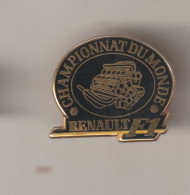 Pin's Championnat Du Monde   Renault F1 Arthus Bertrand - Arthus Bertrand