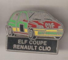 Pin's   Elf Coupe  Renault Clio - Renault