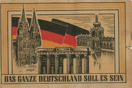 Das Ganze Deutschland Soll Es Sein Stamps Booklet Nationale Front DDR - Gebraucht