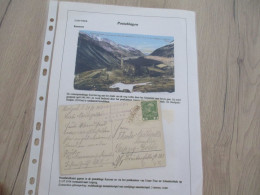 Collection Spécialisée ITALIE/Autriche  Postblagen Kurzras Vers Leipzig 23/0.7/1914 Hochjoch Hospitz - Lettres & Documents