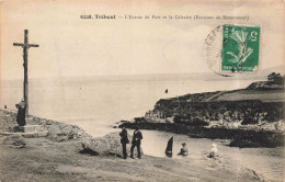 FRANCE - Tréboul - L'entrée Du Port Et Le Calvaire ( Environs De Douarnenez) - Carte Postale Ancienne - Tréboul