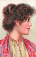 FANTAISIES -  Femme - Colorisé - Portrait - Carte Postale Ancienne - Women