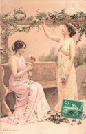 MODE - Des Femmes Habillées En Déesses Grecques - Carte Postale Ancienne - Moda