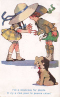 ILLUSTRATION NON SIGNE - I've A Weakness For Plaids. Il N'y A Rien Pour Le Pauvre Chien!  - Carte Postale Ancienne - 1900-1949