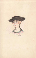 MODE - Crocquis D'un Chapeau - FM - 1916  - Carte Postale Ancienne - Fashion