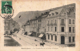 FRANCE - Morez - Jura - La Grande Rue Et La Caisse D'épargne - Animé - Carte Postale Ancienne - Morez