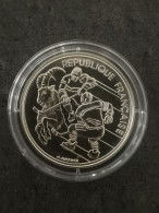 100 FRANCS ARGENT ESSAI 1991 HOCKEY SUR GLACE JO ALBERTVILLE 92 FRANCE 1850 EX. / SILVER - 100 Francs