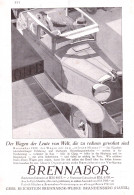 602254 | Werbung Aus Zeitschrift "Das Magazin" 6/1929, Rückseite Bedruckt, Brennabor, Sign.Reuters, Auto  | Brandemburg - Altri & Non Classificati