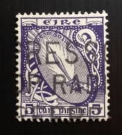 Irlande  1923 -1924 Héraldique Blason New Daily Stamp – 5P Used - Usati