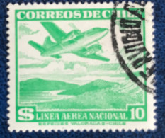 Chile - Chili - C14/19 - 1953 - (°)used - Michel 487 - Vliegtuig Boven Bergen - Chili