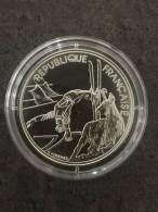 100 FRANCS ARGENT ESSAI 1990 SKI ACROBATIQUE JO ALBERTVILLE 92 FRANCE 1850 EX. / SILVER - 100 Francs