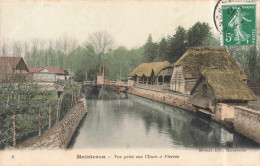 FRANCE - Maintenon - Vue Prise Sur L'Eure à Pierres - Colorisé - Carte Postale Ancienne - Maintenon