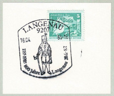 DDR 1985, Sonderstempel Langenau - Autres & Non Classés