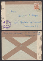 Piesteritz Military Censorship 0028 Fern-Brief Aus Der SBZ Nach Bergheim Zieverich - Rarer Zenssurbeleg 28.10.47 - Lettres & Documents