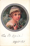 ARTS - Peinture - Vive Sainte Maria -  Carte Postale Ancienne - Peintures & Tableaux