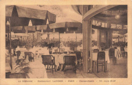 FRANCE - Paris - La Terasse - Restaurant - Langer - Champs Elysées - Carte Postale Ancienne - Champs-Elysées