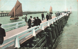 FRANCE - Trouville - Les Jetées Pendant La Marée - Colorisé - Carte Postale Ancienne - Trouville