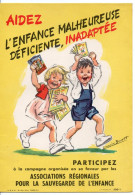 Pochette Germaine Bouret Complète. Aidez L'enfance Malheureuse Déficiente, Inadaptée - Bouret, Germaine