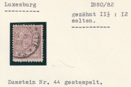 Luxemburg - Marke Gestempelt - 1859-1880 Armoiries