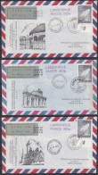 SALE !! 50 % OFF !! ⁕ Yugoslavia 1975 ⁕ Rocket Mail, LUPO 75, IRD Rocket Launch ⁕ 3 Different Cover - Oblitérés