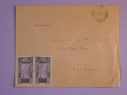 DB11 AOF GUINEE  BELLE LETTRE+1932 CONAKRY A BORDEAUX  FRANCE+PAIRE DE TP ++AFF. INTERESSANT+++ - Lettres & Documents