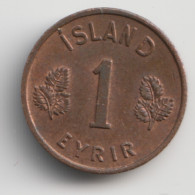 ICELAND 1959: 1 Eyrir, KM 8 - Iceland