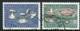 GREENLAND 1986 Historic Artefacts I Used.   Michel 165-66 - Gebruikt