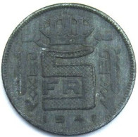 Pièce De Monnaie  5 Francs 1941     Version Belgie - 5 Francs