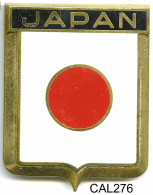 CAL276 - PLAQUE CALANDRE AUTO - JAPAN - Emailschilder (ab 1960)