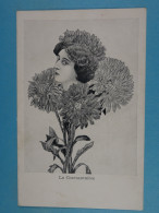 Sager Le Chrysanthème (femme Dans Fleur) - Sager, Xavier