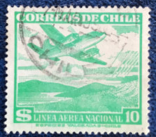 Chile - Chili - C14/20 - 1953 - (°)used - Michel 487 - Vliegtuig Boven Bergen - Chili