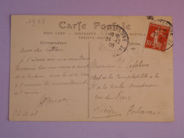 DB11 ALGERIE  BELLE  CARTE  RR 1908 CONSTANTINE A LIEGE BELGIQUE++AFF. INTERESSANT+++ - Autres & Non Classés