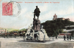 ITALIE - Torino - Monumento A Garibaldi E Monte Dei Capuccini - Colorisé - Carte Postale Ancienne - Places