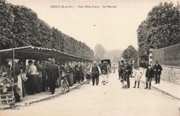 FRANCE - Esbly - Rue Félix Faure - Le Marché - Animé - Carte Postale Ancienne - Torcy