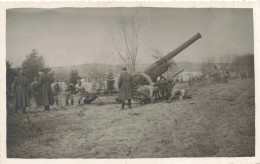 MILITARIA - Canons Et Soldats - Carte Postale Ancienne - Materiale