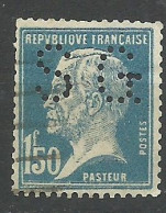 France  N° 181 Perforé SG    Oblitéré      B/TB     Voir Scans       Soldé ! ! ! - Usati