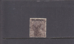 BURMA - O / FINE CANCELLED - 1937 - KGV - OVERPRINTED - Mi. 4    Yv. 4 - Birmania (...-1947)