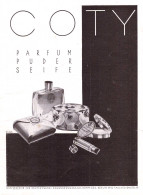 602261 | Parfüm, Seife, Werbung (20x14,5cm) Aus Zeitschrift "Das Magazin" 6/1929, Rückseite Bedruckt, Coty | Berlin (W 1 - Other & Unclassified