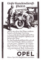 602258 | Auto, Werbung (20,5x14cm)  Aus Der Zeitschrift "Das Magazin" 6 / 1929, Rückseite Bedruckt, Opel  | Rüsselsheim - Other & Unclassified