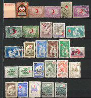 TURQ. -Bienfaisance Yv. N° Petite Collectio,**/*/ (o) 28 Timbres Différents Cote   BE   - Charity Stamps